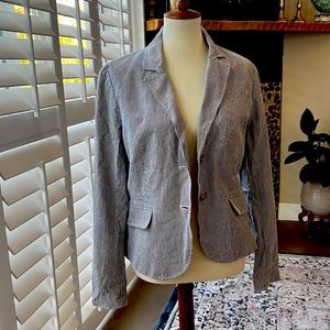 J Crew Pin-Striped Jacket